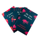 Selected Works of Ernest Hemingway 3 Books Set (In Our Time, The Sun Also Rises, A Farewell to Arms)