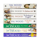 Val Wood Collection 7 Books Set (Homecoming Girls, His Brother's Wife, The Harbour Girl, The Innkeeper's Daughter, The Lonely Wife, Four Sisters, Children of Fortune)