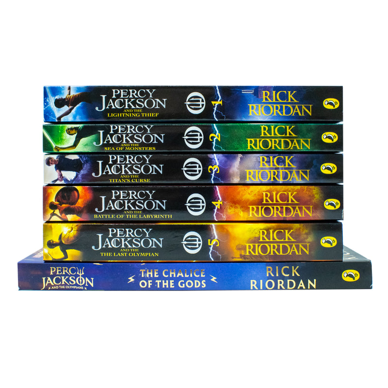 Percy Jackson and the Olympians Collection 6 Books Set By