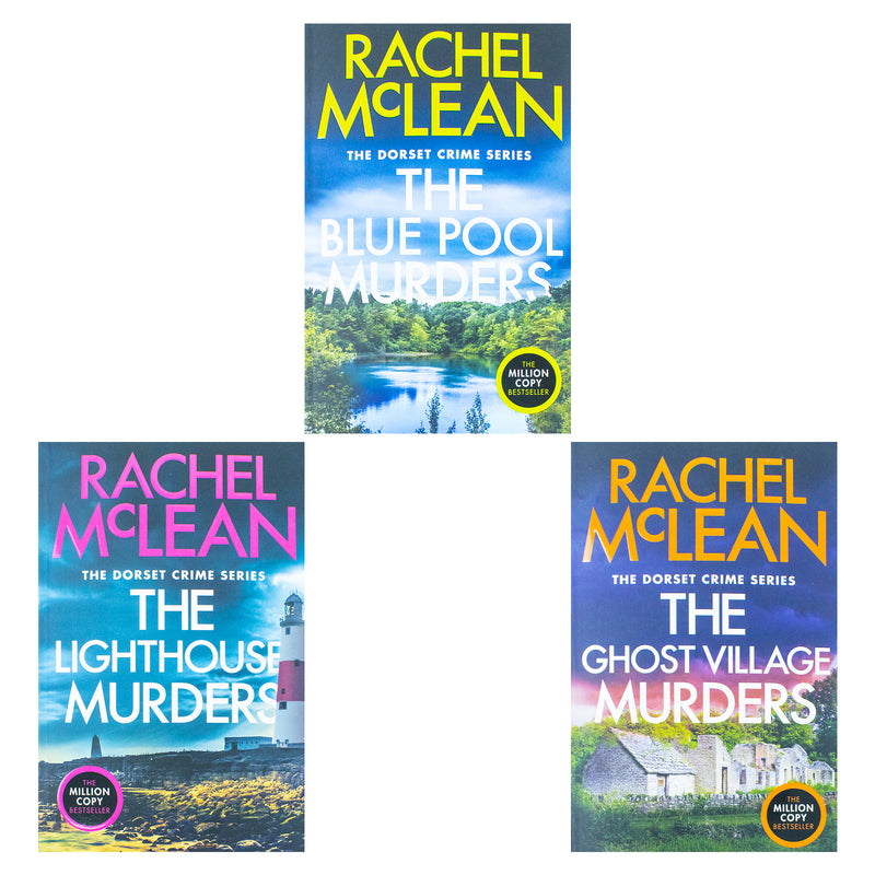 ["9789124295387", "crime thriller", "crime thriller books", "Dorset Crime", "Dorset Crime books", "Dorset Crime Series", "murder", "murder books", "murder mystery", "murder mystery series", "Rachel McLean", "Rachel McLean books", "Rachel McLean collection", "Rachel McLean series", "Rachel McLean set", "The Blue Pool Murders", "The Ghost Village Murders", "The Lighthouse Murders", "thriller", "thriller books", "thrillers", "thrillers books"]