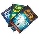 Temperance Brennan Series 19-21 Collection 3 Books Set By Kathy Reichs (A Conspiracy of Bones, The Bone Code & Cold, Cold Bones)