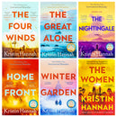 Kristin Hannah Collection 6 Books Set (The Nightingale, The Four Winds, The Great Alone, Winter Garden, Home Front and The Women)