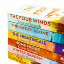 Kristin Hannah Collection 6 Books Set (The Nightingale, The Four Winds, The Great Alone, Winter Garden, Home Front and The Women)