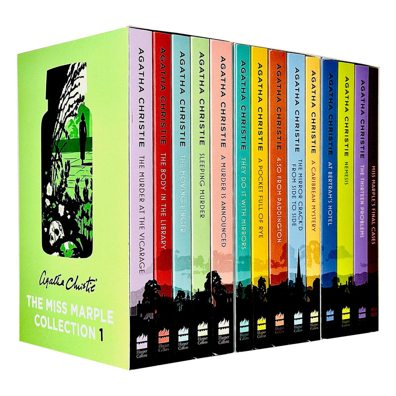 ["4.50 from Paddington", "9789124236090", "A Caribbean Mystery", "a murder is announced", "A Pocket Full of Rye", "Agatha Christie", "agatha christie book collection", "agatha christie book set", "agatha christie books", "agatha christie books in order", "agatha christie box set", "agatha christie collection", "agatha christie miss marple", "agatha christie miss marple book set", "agatha christie missing", "agatha christie mysteries series books", "agatha christie mystery series books in order", "agatha christie novels", "agatha christie novels in order", "agatha christie series", "agatha christie's marple", "At Bertram’s Hotel", "british detective stories", "fiction classics", "jane marple", "miss marple 4 books", "miss marple 5 books", "miss marple books in order", "miss marple series", "Miss Marple's Final Cases", "murder books", "murder mystery series", "mystery series books", "Nemesis", "sleeping murder", "the body in the library", "The Mirror Crack’d From Side to Side", "the moving finger", "the murder at the vicarage", "The Thirteen Problems", "They Do It With Mirrors", "women sleuths"]