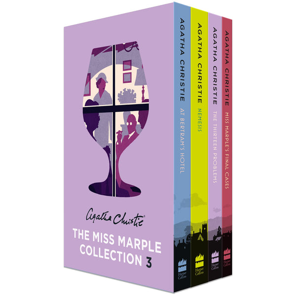 Miss Marple Mysteries Series Books 11 - 14 Collection Set by Agatha Christie (At Bertram’s Hotel, Nemesis, The Thirteen Problems & Miss Marple's Final Cases)
