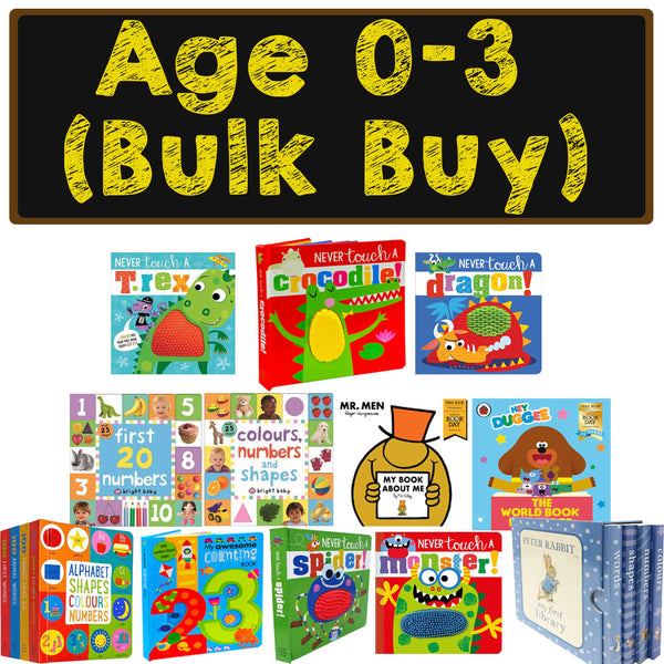 (Age 0-3 Book Bundle Bulk Buy Set) Kids Books, Toddler Books, Early Learning Reading Books, Bulk Buy, Childrens Books Collection Set