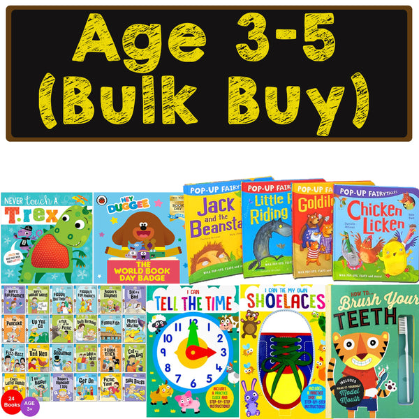 (Age 3-5 Book Bundle Bulk Buy) Pop-Up, Great Christmas Deal Contains Childrens Books Collection Set