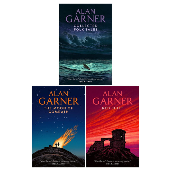 Alan Garner 3 Books Collection Set (Collected Folk Tales, Moon of Gomrath, Red Shift)