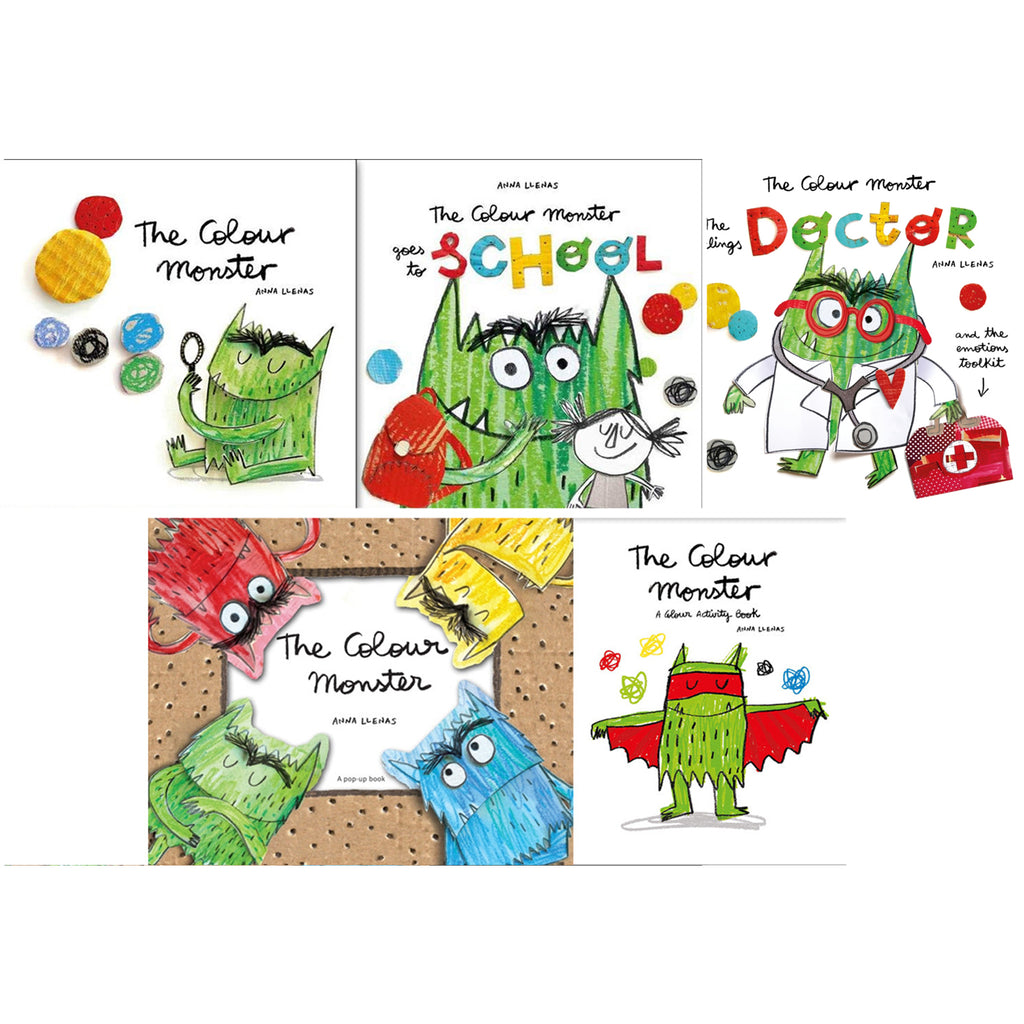 Anna Llenas The Colour Monster Collection 5 Books Set (The Colour ...