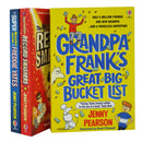 Jenny Pearson Collection 3 Books Set (The Super-Miraculous Journey of Freddie Yates, The Incredible Record Smashers and Grandpa Frank's Great Big Bucket List)