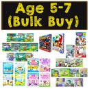 (Age 5-7 Book Bundle Bulk Buy) Pixar, Marvel The Avengers, Fairy Dinosaur Tale, Sticker Activity, Christmas Books (47 Childrens Books Collection Set)