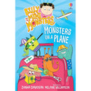 Billy and the Mini Monsters 6 Books Collection Set by Zanna Davidson SERIES 1 (Monsters go to School, on a Plane, In the Dark, Go to a Party! and More)
