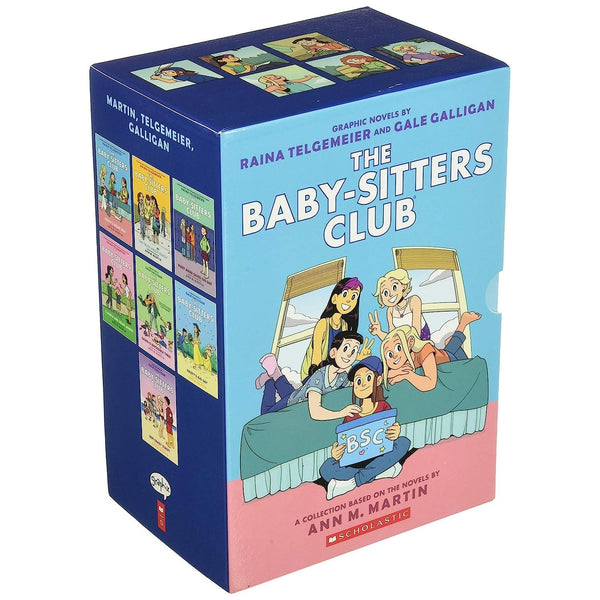 The Baby-Sitters Club Graphic Novels 7 Books Box Set Collection by Ann M. Martin