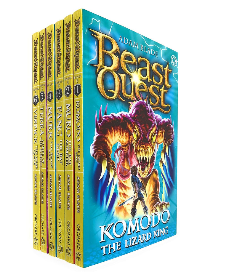 ["9781408353035", "9783200331839", "Adam Blade", "adam blade beast quest", "adam blade beast quest series", "beast quest", "beast quest all books", "beast quest book collection", "beast quest book set", "beast quest books", "beast quest books set", "beast quest box set", "beast quest collection", "beast quest series", "beast quest series 5", "Beast Quest Series 6", "beast quest series set", "beast quest set", "bestseller author of Beast Quest", "Childrens Books (5-7)", "cl0-PTR", "FANG The Bat Fiend", "junior books", "KOMODO The Lizard King", "list of beast quest books", "MURK The Swamp Man", "MURO The Rat Monster", "TERRA Curse Of The Forest", "the beast quest", "VESPICK The Wasp Queen"]