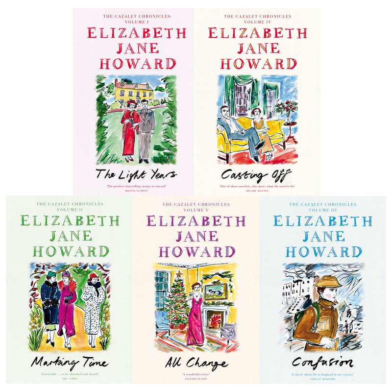 ["9781509878987", "Adult Fiction (Top Authors)", "all change", "casting off", "cazalet chronicle collection", "cazalet chronicles", "cazalet chronicles books", "cl0-PTR", "confusion", "elizabeth jane books", "elizabeth jane cazalet chronicle", "elizabeth jane howard", "elizabeth jane howard book collection", "elizabeth jane howard book collection set", "elizabeth jane howard books", "elizabeth jane howard books in order", "elizabeth jane howard cazalet chronicle", "elizabeth jane howard cazalet chronicles", "elizabeth jane howard series", "marking time", "the cazalet chronicles", "the cazalet chronicles books", "the light years"]