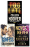 Colleen Hoover Collection 3 Books Set (Too Late, Never Never, Confess)