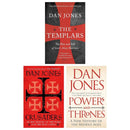 Dan Jones Collection 3 Books Set (The Templars, Crusaders & Powers and Thrones)