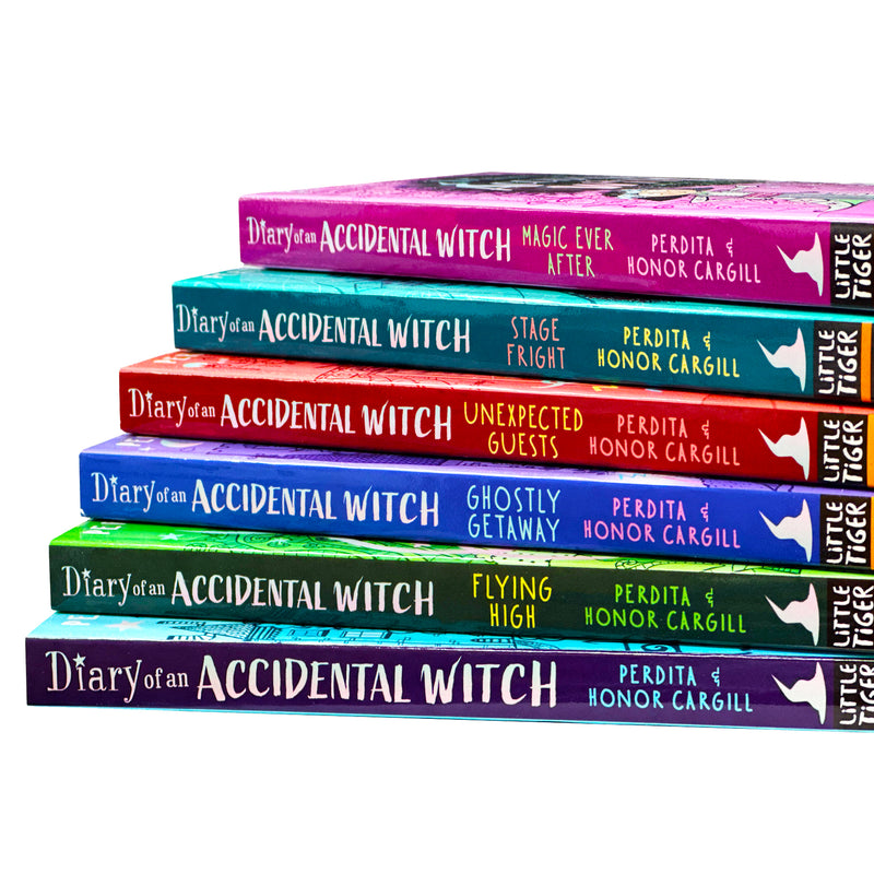 ["9781788957472", "childrens books", "Childrens Books (7-11)", "Diary of an Accidental Witch", "diary of an accidental witch flying high", "diary of an accidental witch ghostly getaway", "diary of an accidental witch magic ever after", "diary of an accidental witch stage fright", "diary of an accidental witch unexpected guests", "Fantasy", "Fantasy & magical realism", "fantasy books", "fantasy fiction", "fantasy for children", "Flying High", "Ghostly Getaway", "magic spells", "magical", "magical realism", "magical spells", "Unexpected Guests", "witches"]