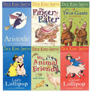 Dick King-Smith Children's Stories 6 Books Collection Set (My Animal Friends, Clever Lollipop, Lady Lollipop, Aristotle, The Twin Giants, The Finger-Eater)