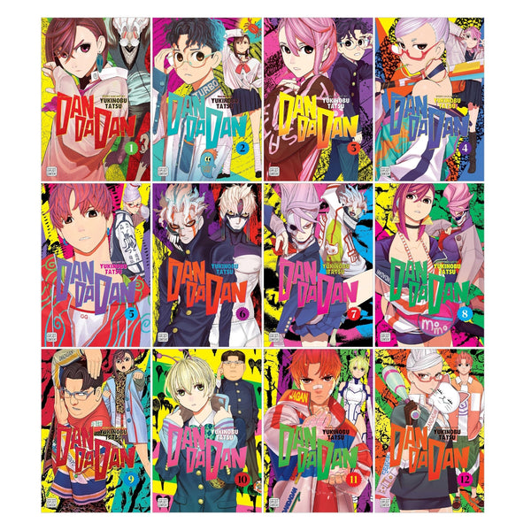 Dandadan Volume 1-12 Books Collection Set By Yukinobu Tatsu PB