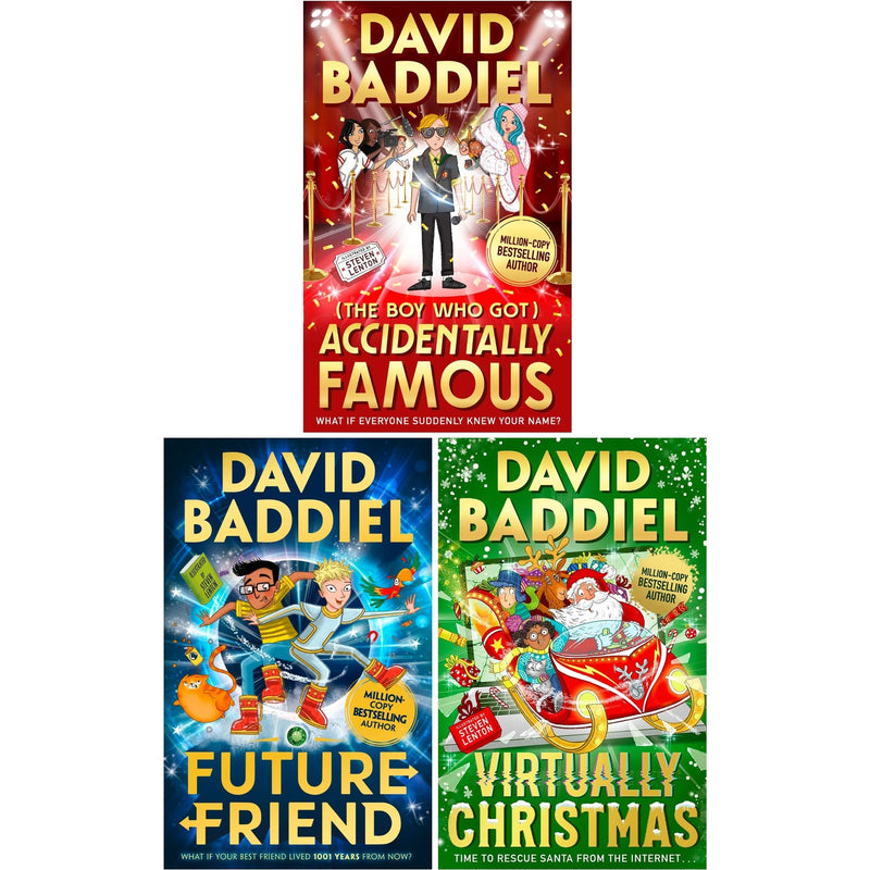 ["9780678462546", "Accidentaly Famous", "books for childrens", "children book set", "children books set", "childrens books", "Childrens Books (11-14)", "Childrens Books (7-11)", "childrens science fiction", "christmas set", "david baddiel", "david baddiel books", "david baddiel collection", "david baddiel set", "Future Friend", "Virtually Christmas"]