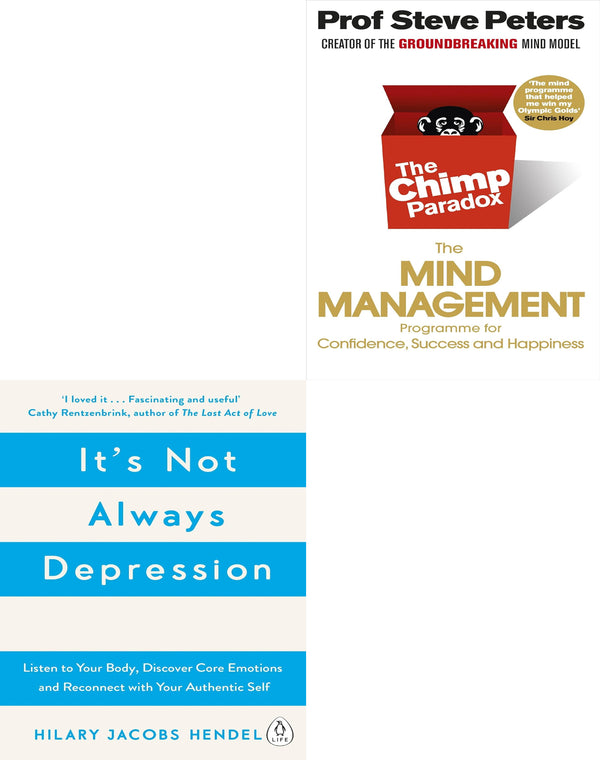 It's Not Always Depression, The Chimp Paradox 2 Books Collection Set