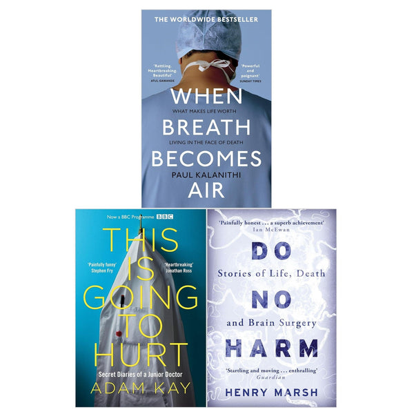 Do No Harm, When Breath Becomes Air and This Is Going to Hurt 3 Books Collection Set
