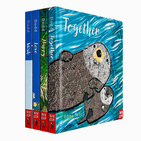 Emma Dodd Animal Series 4 Books Collection Set (Together, Love, Happy & Wish)