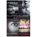 Fifty Shades of Grey &amp; Mister Collection 4 Books Set by E L James The Missus, The Mister, Freed, Darker, Grey