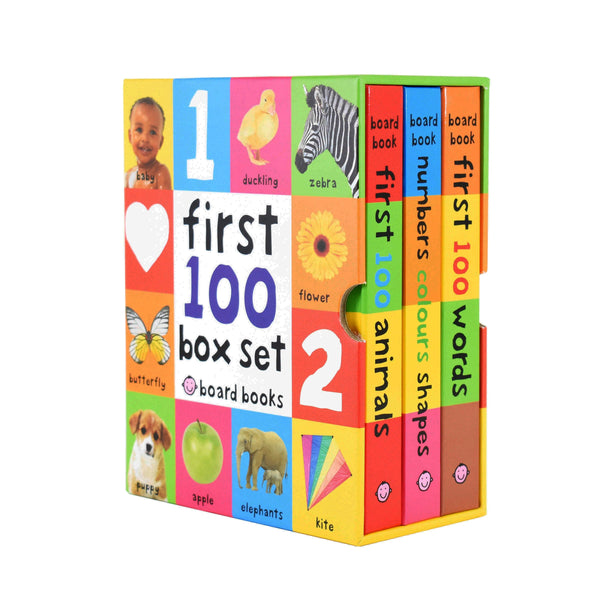 First 100 Collection 3 Books Box Set By Roger Priddy First 100 Soft To Touch Board Books