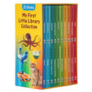 My First Little Library 20 Books Set Collection (Toys, Food, Things at Home, Baby objects, Sea Animals and More)