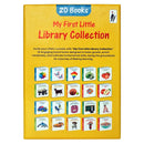My First Little Library 20 Books Set Collection (Toys, Food, Things at Home, Baby objects, Sea Animals and More)