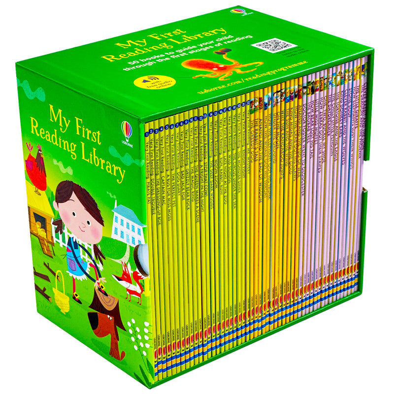 ["9781409570202", "9781805073352", "Children Reading books", "Childrens Books (5-7)", "cl0-PTR", "Early readers", "Infants", "Read at home", "Usborne", "usborne box set", "Usborne My Very First Reading Library 50 Books Set", "usborne reading collection", "usborne reading library", "usborne very first reading", "usborne very first reading books set", "usborne very first reading box set", "usborne very first reading collection"]