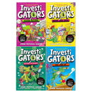 InvestiGators Series by John Patrick Green Books 6-9 4 Books Set (All Tide Up, Heist and Seek, Class Action, [HB] Case Files)