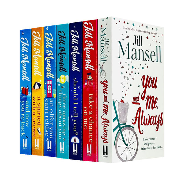 Jill Mansell Collection 7 Books Set (You and me Always, Take a Chance on Me, Should I Tell You?, Three Amazing Things, An Offer You Can't Refuse and MORE!)