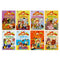 Zak Zoo Series 8 Books Collection Set by Justine Smith (Zak Zoo And The School Hullabaloo, Seaside SOS, Peculiar Parcel, Unusual Yak, Hectic House, Baffled Burglar, TV Crew, The Birthday)