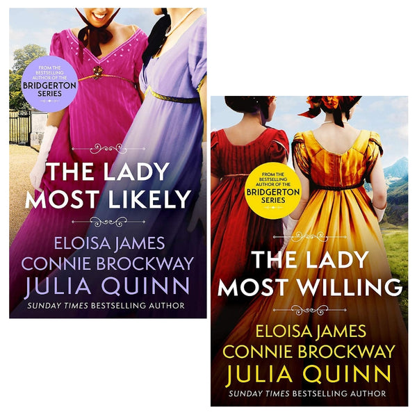 Julia Quinn The Ladies Most Series 2 Collection Books Set (The Lady Most Likely, The Lady Most Willing)