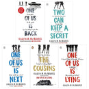Karen M McManus 5 Books Collection Set (The Cousins, Two can keep a secret, One Of Us Is Lying, One Of Us Is Next, One Of Us Is Back)