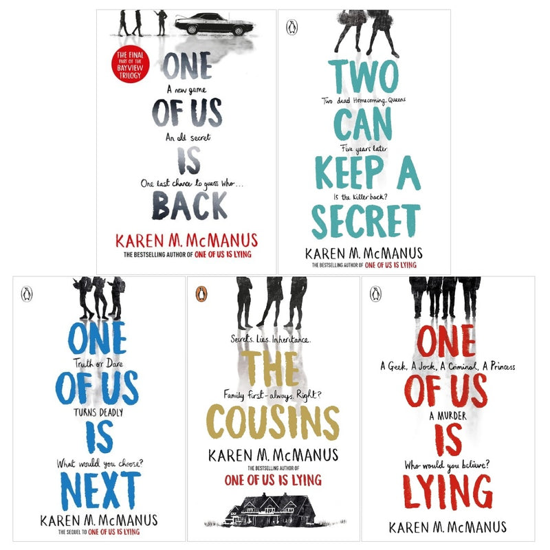 ["9780678468111", "9789526541228", "children books", "children school stories", "children thrillers books", "crime mystery fiction", "fiction books", "karen mcmanus", "karen mcmanus book collection", "karen mcmanus book collection set", "karen mcmanus book set", "karen mcmanus books", "karen mcmanus collection", "karen mcmanus series", "one of us is lying", "one of us is next", "the cousins", "two can keep a secret", "you will be the death of me", "you'll be the death of me", "young adult books", "young adult mystery fiction books"]