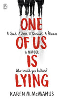 Karen M McManus Collection 4 Books Set (One of Us is Lying, One of Us is Next, One of Us is Back, Such Charming Liars)