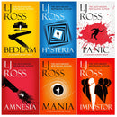 LJ Ross Alexander Gregory Thrillers 6 Books Set (Mania, Hysteria, Bedlam, Impostor, Panic, Amnesia)