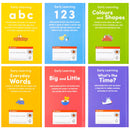 Ladybird Early Learning Library 6 Books Tuck-Box Set for Toddlers and Preschoolers (ABC, 123, Colours and Shapes, Everyday Words, Big and Little, What's the Time?)