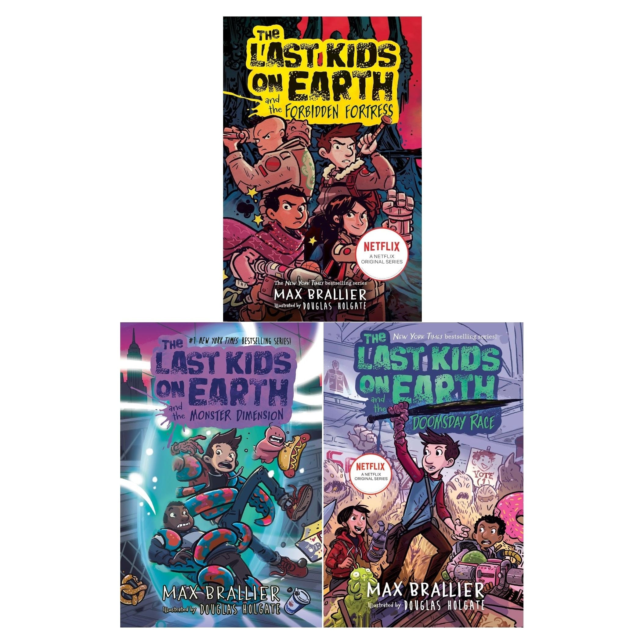 The Last Kids on Earth 3 Books Collection Set by Max Brallier (Books 7