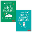 A Little Guide for Teachers 2 Books Set (Teacher Wellbeing and Self-care, Healthy Habits for Teacher Life)