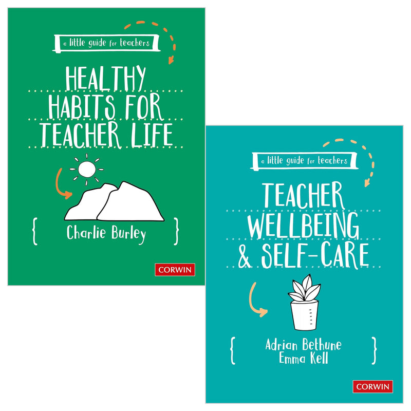 ["9781529730579", "A Little Guide for Teachers", "Adrian Bethune", "Adrian Bethune book", "Charlie Burley", "Charlie Burley books", "Charlie Burley collection", "Charlie Burley set", "Classroom Teaching", "educational book", "educational books", "educational resources", "Educational Strategies & Policies", "Emma Kell", "Emma Kell book", "guide books", "guide for teachers", "healthy habits", "healthy habits for teacher life", "Inspiration", "mental health for teachers", "Parents Teachings", "self care", "teacher life", "teacher self care", "teacher wellbeing", "teaching aids", "teaching guide", "teaching resources", "wellbeing"]