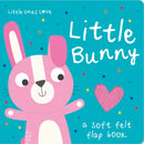 Little Ones Love Felt Flap Baby Books – 4 Board Books Set by Holly Hall | Touch-and-Feel Lift-the-Flap Books for Babies & Toddlers - Little Bear, Little Lion, Little Lamb, Little Bunny