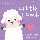 Little Ones Love Felt Flap Baby Books – 4 Board Books Set by Holly Hall | Touch-and-Feel Lift-the-Flap Books for Babies & Toddlers - Little Bear, Little Lion, Little Lamb, Little Bunny