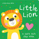 Little Ones Love Felt Flap Baby Books – 4 Board Books Set by Holly Hall | Touch-and-Feel Lift-the-Flap Books for Babies & Toddlers - Little Bear, Little Lion, Little Lamb, Little Bunny