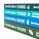 The Little Book of Philosophy, Sociology, Economics & Psychology 4 Books Collection Set