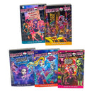 Monster High Junior Novel Collection 5 Books Set Boo York, Boo York Haunted Freaky Fusion Frights Camera Action Great Scarrier Reef